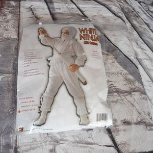 White Ninja Size Large Child Costume  RG Costume